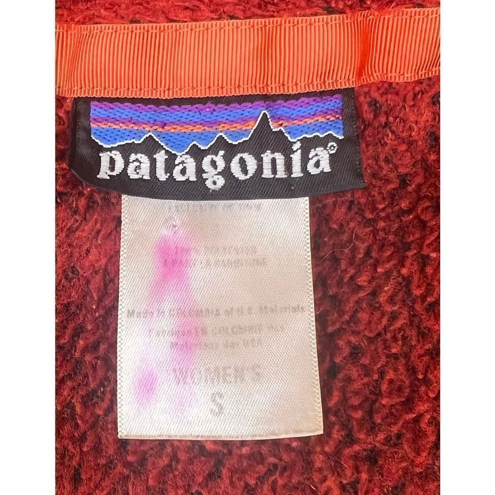 Patagonia Full Zip Re-ToolDeep Red Jacket Size Small - Picture 7 of 7